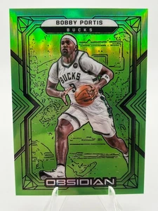 2021-22 Panini Obsidian - Bobby Portis #90 Grabado eléctrico Green Flood/25 - Imagen 1 de 2