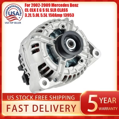 Alternator For 2002-09 Mercedes-Benz G55 G500 E320 E430 E500 S500 11391 CLS500.. - Imagem 1 de 4