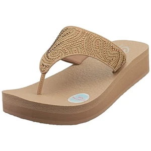 Skechers Cali Vinyasa Paisley Wave Womens Walking Sandals in Mocha - 5 UK - Picture 1 of 8