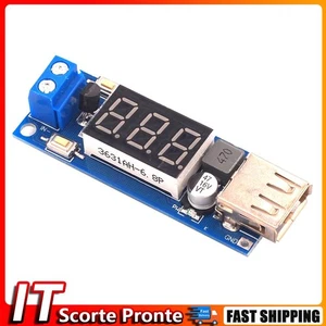 12V To 5V Buck Converter DC 3A Voltage Regulator Board LED Digital Display USB I - Afbeelding 1 van 11