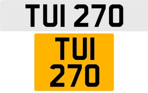 TUI 270 T 3X3 DATUMSLOSES PRIVATES NUMMERNSCHILD TOM TONY TEL TODD TAM TAJ SPURE - Bild 1 von 1