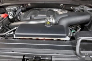 For 2015-2023 Ford F-150 Raptor Black Textured Coolant Tank Cover - Picture 1 of 2