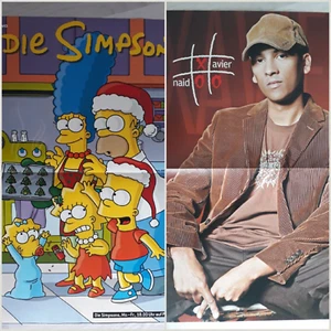 Xavier Naidoo Simpsons Poster Sammlung Konvolut Gr. M - Bild 1 von 3