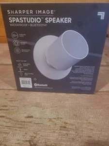 Sharper Image Spastudio Shower Speaker Waterproof Bluetooth Magnetic Mount USB-C - Picture 1 of 8