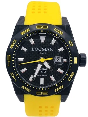 Orologio Locman Stealth Carbonio 300m 216JJ/975 Automatico Scontatissimo Nuovo - Immagine 1 di 4