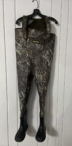 GONEX Neoprene Waders Boot Foot Cleated Breathable Insulated Camo Fishing• - Picture 1 of 6
