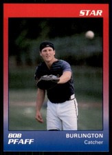 1989 Star Burlington Braves Bob Pfaff Burlington Braves #16