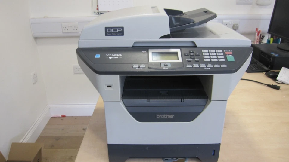 BROTHER DCP-8085DN - MONOCHROME LASER MULTIFUNCTION PRINTER -  £125 + VAT - Image 1 of 4