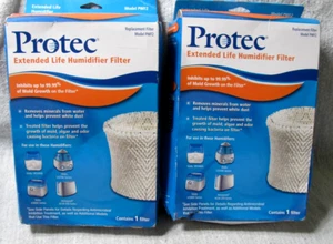 2 Protec Extended Life Humidifier Wicking Replacement Filter Cartridge PWF2"New" - Picture 1 of 11
