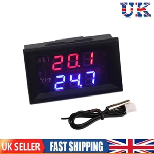 W1209WK 12V Digital thermostat Temperature Controller -50~110°C Sensor Probe UK - Picture 1 of 16