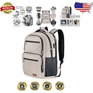 Versatile Lightweight Backpack for Daily Use & Travel - Fits 15.6 Inch Laptop - Picture 1 of 9