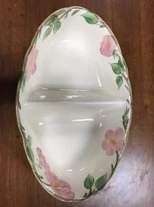 Timeless Franciscan Desert Rose Serving 2 Part Dish - Beautiful Ceramic Floral - Picture 1 of 6