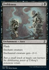 Magic the Gathering MTG Feebleness (116) Time Spiral Remastered   LP