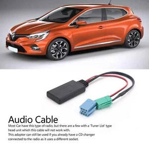 Auto Audio Adapter Mini ISO 6Pin 8Pin Connector Bluetooth 5.0 AUX Cable - Picture 1 of 12