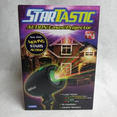 Startastic Action Laser Projector With Moving Stars - 4 Modes - NIOB - Image 1 of 4