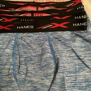 Lot Of 10 Hanes Boys size Large boxer brief blue - Picture 1 of 3