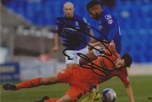 BIRMINGHAM: DAVID DAVIS SIGNED 6x4 ACTION PHOTO+COA - Picture 1 of 1