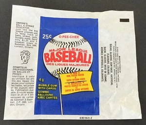 1983 OPC O-PEE-CHEE Baseball Trading Cards Wax Pack Wrapper - Picture 1 of 1