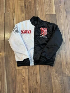 Shoe Palace X Scarface Varsity Jacket White And Black Large (Please Read!) - Picture 1 of 8