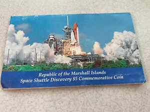 Moneta Commemorativa Space Shuttle Discovery $5 ~ Repubblica delle Isole Marshall - Foto 1 di 7
