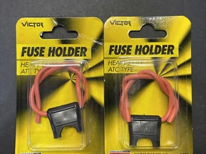 2- Victor ATC Type Heavy Duty Fuse Holders, V573, Free US Ship - Picture 1 of 3