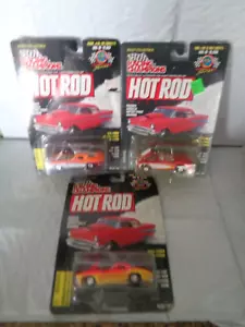 (3) Hot Rod Racing Champions - Toy Cars - '57 Corvette - "63 Corvette - Picture 1 of 4