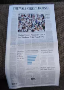 NEW YORK WALL STREET JOURNAL-8/12/24-OLIMPIADI-ADIEU PARIS+TEAM US+CALCIO DONNA - Foto 1 di 4
