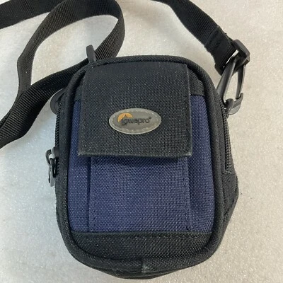 Lowepro Camera Bag Pouch Small Compact Black Red Adjustable Strap Z5 - Image 1 of 4