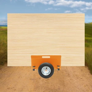Panel Dolly Schwerlast Platten Dolly verstellbar Trockenbau Mover mit 8" Rädern - Bild 1 von 16
