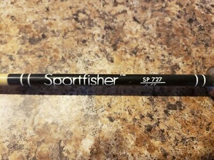 Sportfisher Tan & Brown Two Piece Casting Rod Model (SP 727) 6'-0" Long - Picture 1 of 9