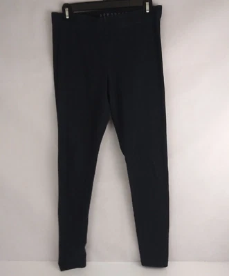 Aeropostale Women's Solid Black Leggings Size Large - Image 1 of 4