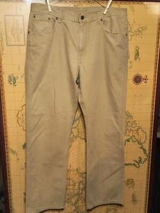 Men’s Khaki Coastal Cotton Pants Size 36x32 - Made In USA - Picture 1 of 10