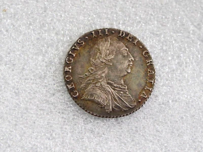1787 UK Great Britain England 6 Six Pence - No Hearts - UNC - MS +++ - Image 1 of 4