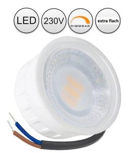 LED Modul extra flach dimmbar 230V 5W tageslicht Spot MR16 GU10 Strahler Ersatz - Bild 1 von 11