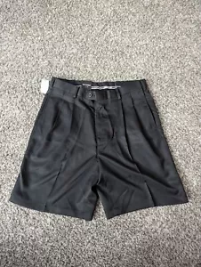 Jos. A Bank x David Ledbetter Collection Flat Front Shorts NWT Size 34 Black - Picture 1 of 10