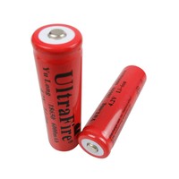 2 X 18650 3.7V-4.2V Li-ion 6000mAh Rechargeable Battery For Flashlight Laser RC