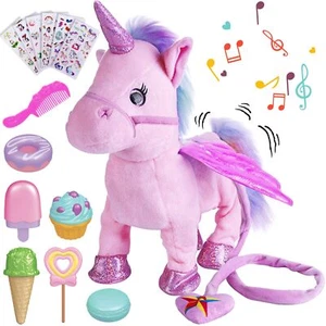 Electric Unicorn Pet Kids Interaction Toy-Toddlers Stuffed Animal Toys,with L... - Picture 1 of 6
