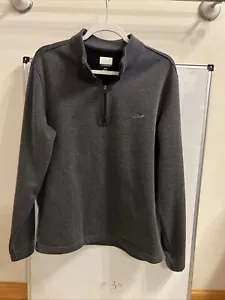 Greg Norman Men’s long sleeve size medium Gray 1/4 Zip - Picture 1 of 5