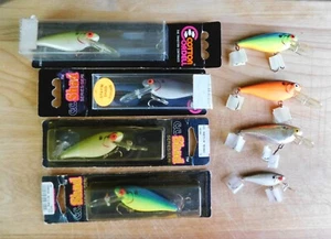 Lot of 8 Rare Cotton Cordell CC Shad Lures Nice Colors 5 Deep Divers 4 MIB - Picture 1 of 14