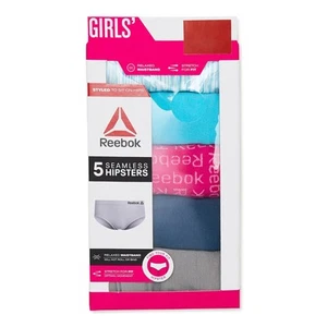 Reebok 5 pack girls' seamless underwear panties hipsters S (6-7) - Picture 1 of 2