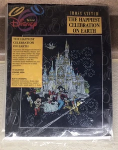 Art of Disney The Happiest Celebration On Earth Cross Stitch Kit Sealed - Picture 1 of 4