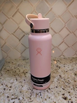 Tapa de pajita de boca ancha blanca Hydro Flask 40 OZ Foto 1 de 4