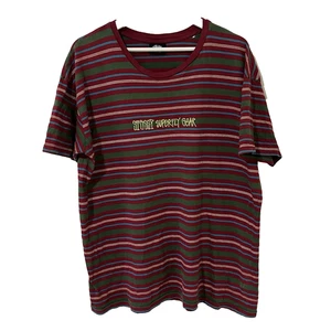 Stussy Superfly Gear Men's Short Sleeve Striped Shirt Size Large - Bild 1 von 8