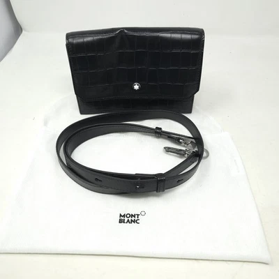 Montblanc Meisterstück Selection Mini Bag black MB130004 130004 - $ 1025 MSRP Foto 1 de 4