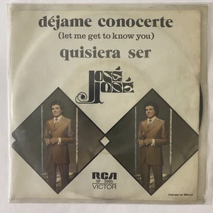 JOSE JOSE - DEJAME CONOCERTE - 1974 MEXICAN 7" PS, LATIN POP - Picture 1 of 4