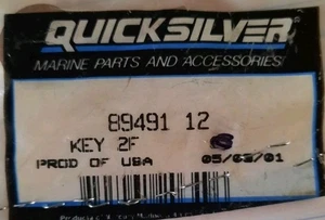 One New 89491-12 Genuine Mercury Quicksilver Key Set 2F, OEM Part - Bild 1 von 2