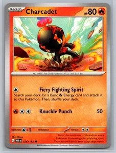 Charcadet #026/182 SV04: Paradox Rift Common - Pokemon Cards E63 - Picture 1 of 2