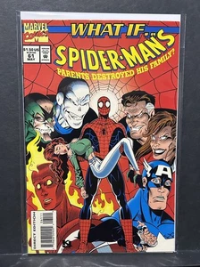 What If - #61 - Spider-Mans Parents Destroyed His Family - Marvel - 1994 -VF/NM - Picture 1 of 1
