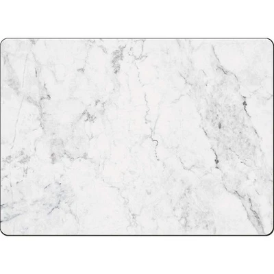 White Marble Design Premium Decorative Hardboard Tabletop Placemats 4-Pack Ma... - Image 1 of 4