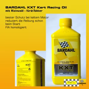 BARDAHL Kxt Go-Kart Olio per 2 Tempi Con Olio di Ricino - 1 Litro - Bild 1 von 3